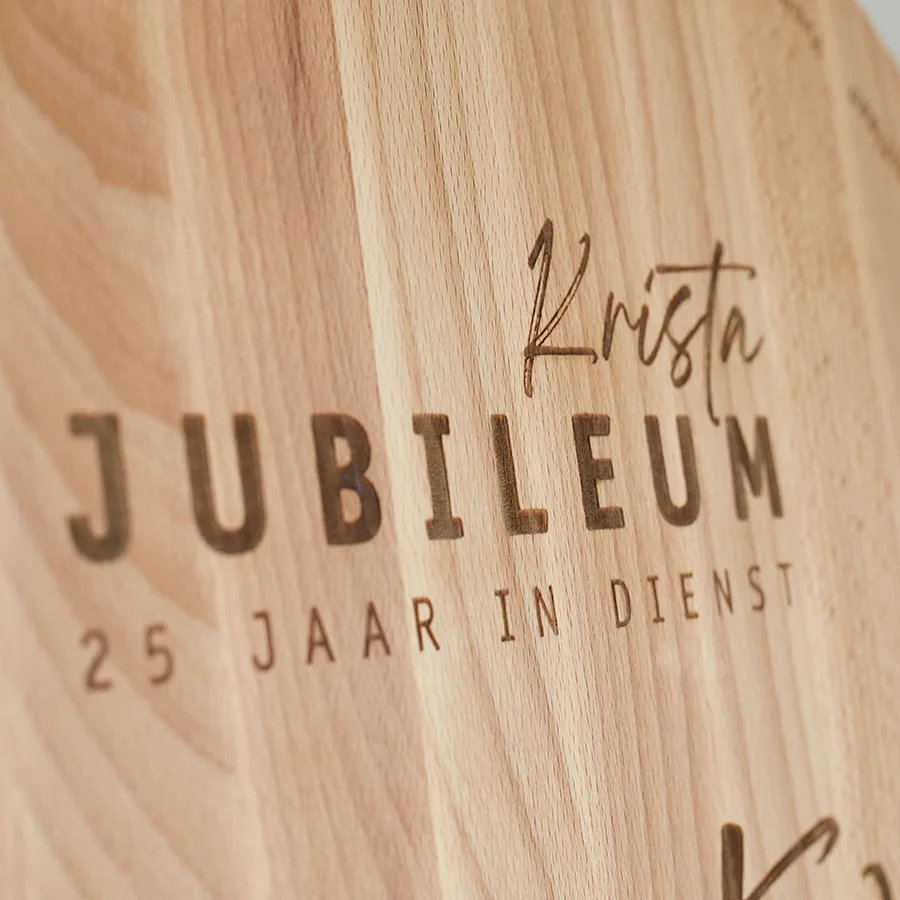 Borrelplank jubileum collega - Afbeelding 4