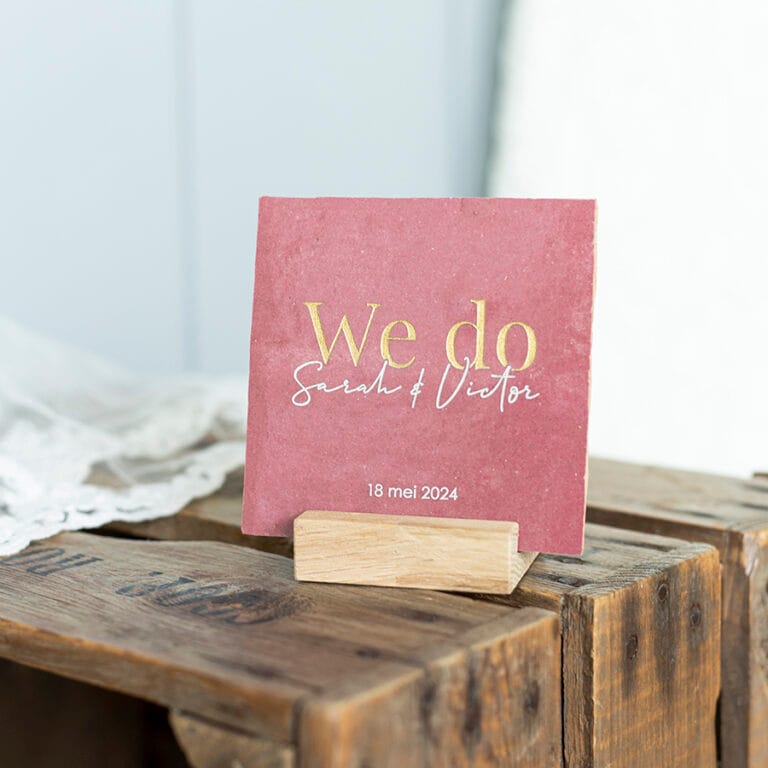 Trouwtegel We Do