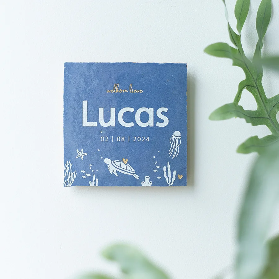 Geboortetegel onderwater - Afbeelding 3